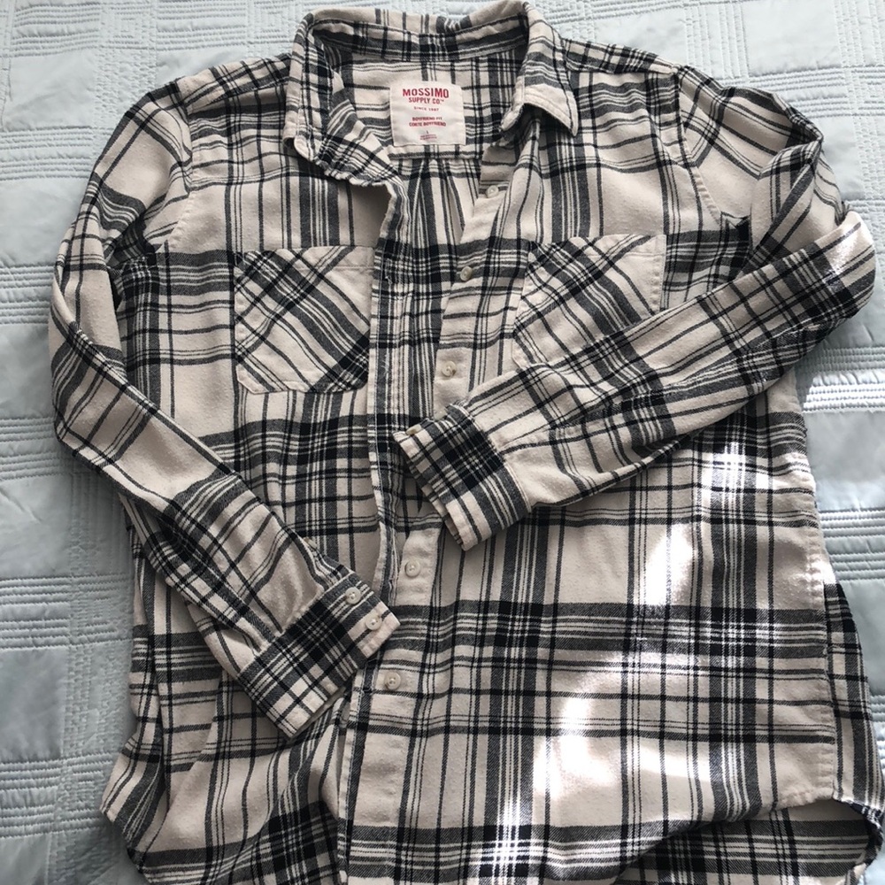 Plaid button down